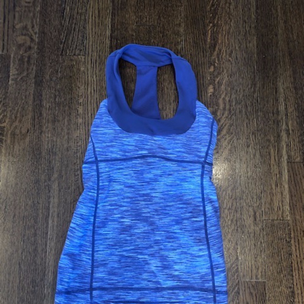 lululemon space dye purple scoop racerback tank 4